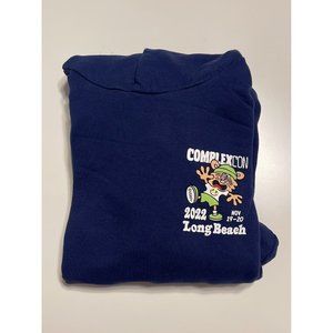NEW COMPLEXCON X VERDY 2022 NAVY BLUE HOODIE SIZE LARGE
